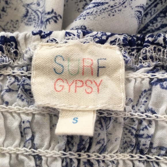 Surf Gypsy Off Shoulder Top. Size Small 👩🎤 - Picture 7 of 8